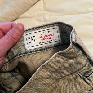 Gap 90’s straight high rise jeans NWT